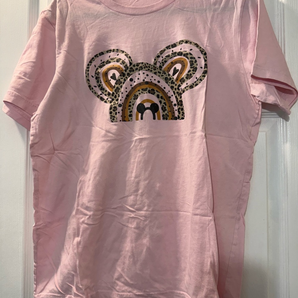 Pink Disney Shirt with Mickey Design